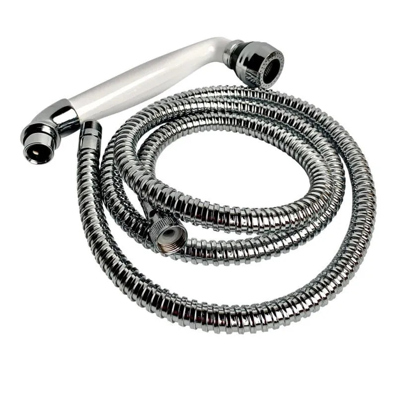 Elbow Shower Head with 1.5m Chrome Hose