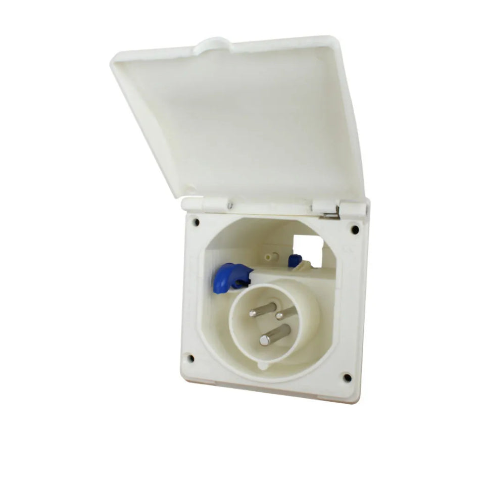 Flush Fitting 240 Volt Mains Inlet