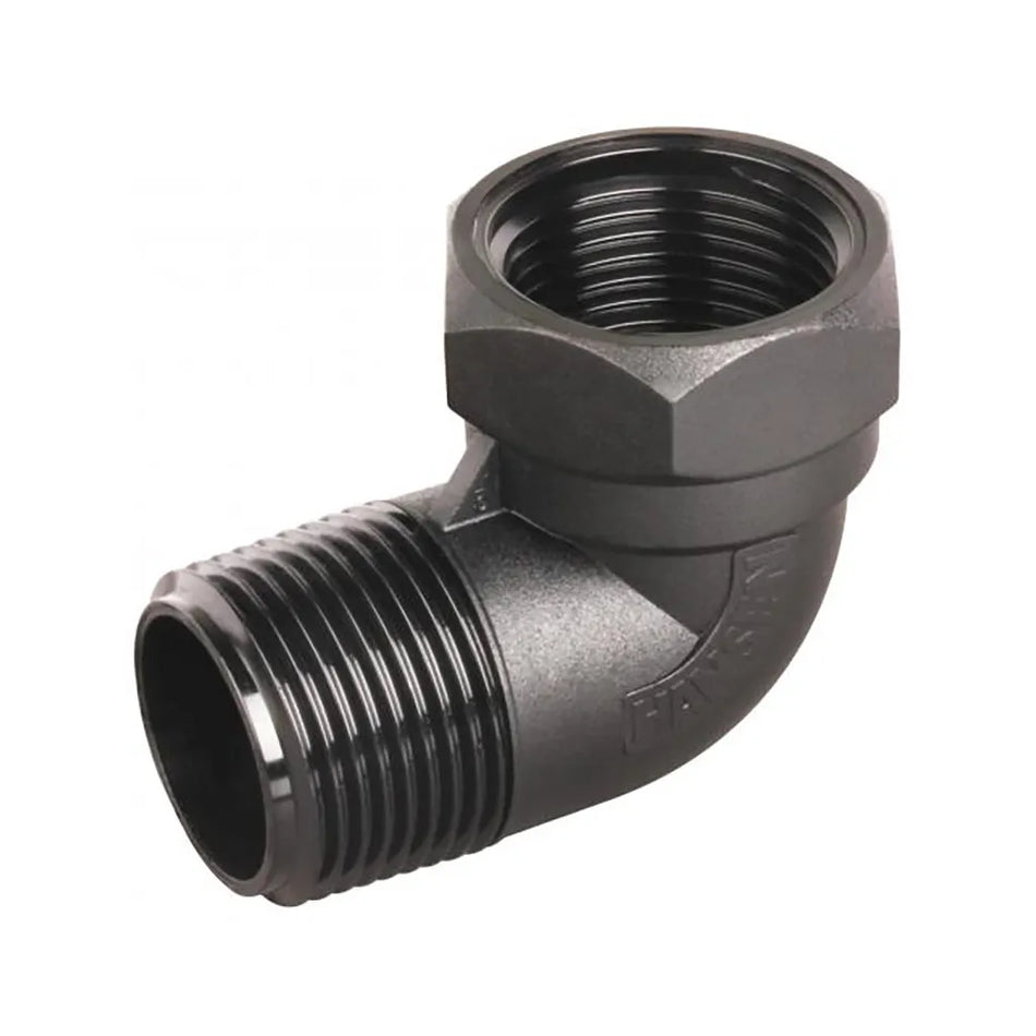 Hansen 15mm Male/Female Elbow