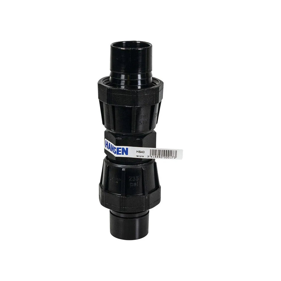 Hansen 32mm Male Straight Coupling