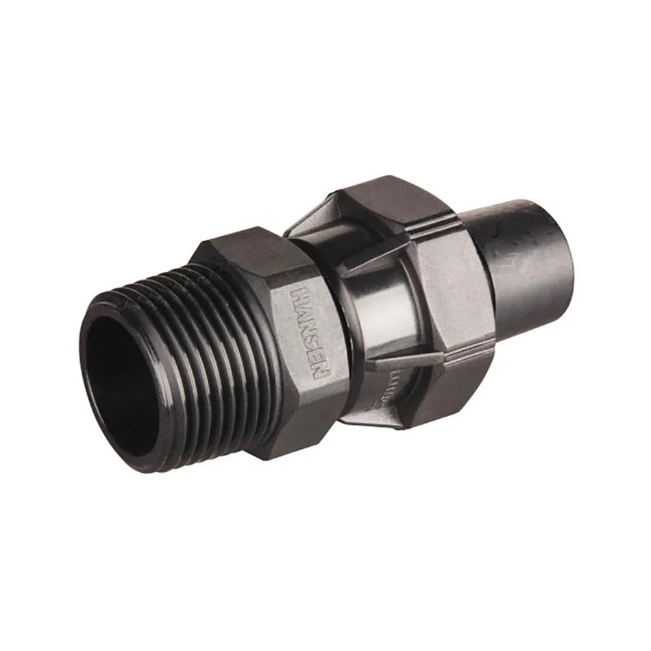 Hansen 20mm Male Straight Connector