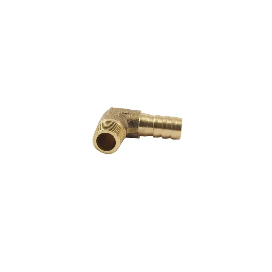 Brass Male Elbow 8mm Hose to 3/8" MBSPT