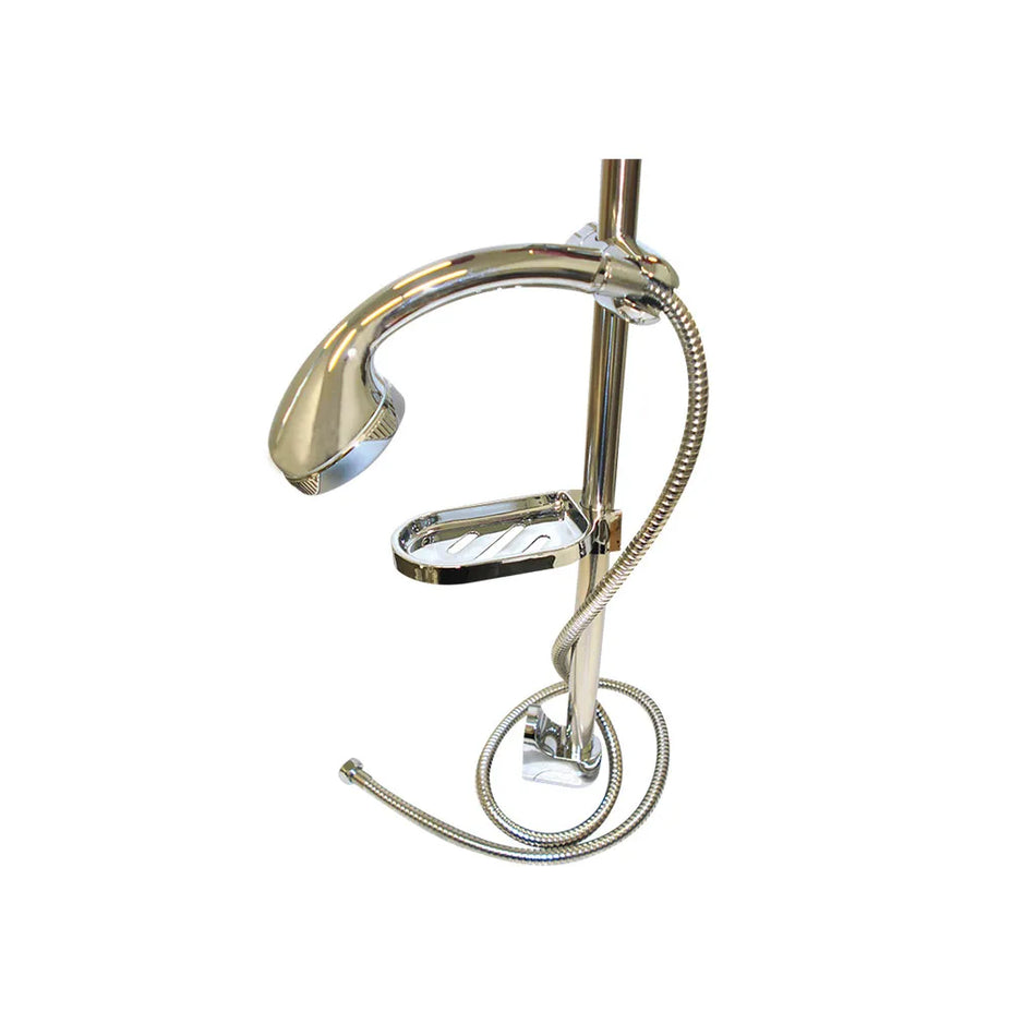 Coast Chrome Shower Rail with Hose