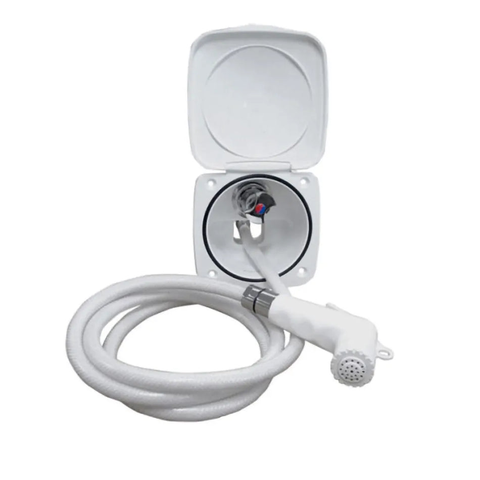 Camec Exterior Shower Recessed