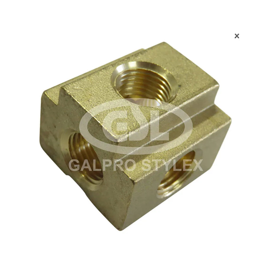 Brass 5 Way 1/4" BSP Female Block