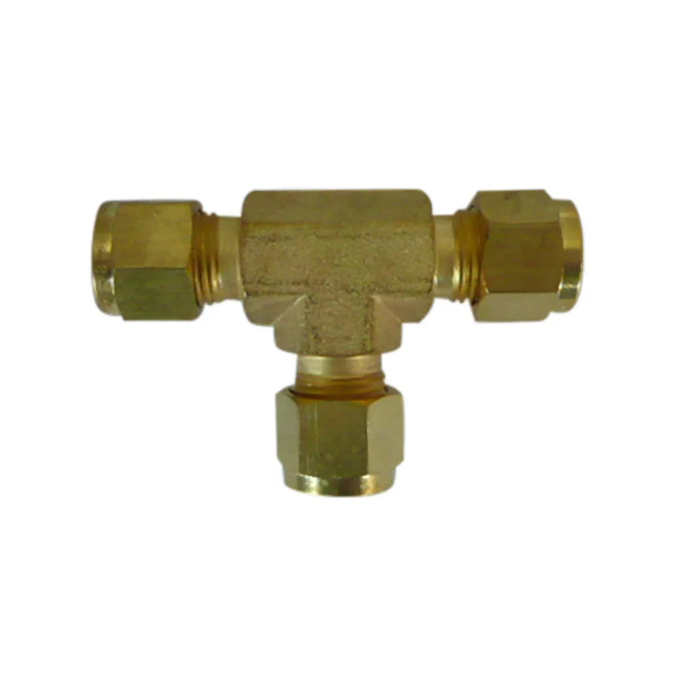 Brass 3/8" Compression Tee