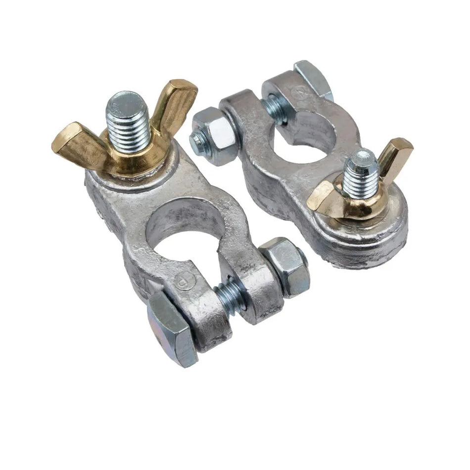 Battery Terminals Lead - Positive & Negative - pair