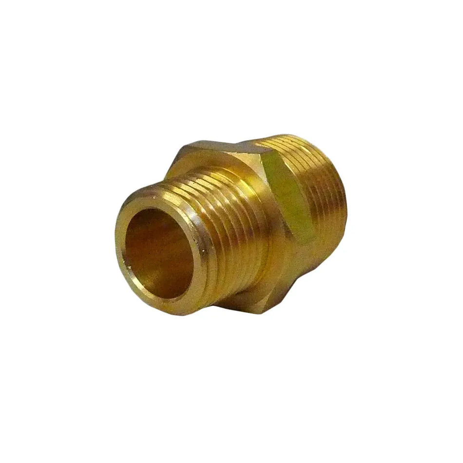 Brass Reducing Nipple 3/8" to 1/4" BSP