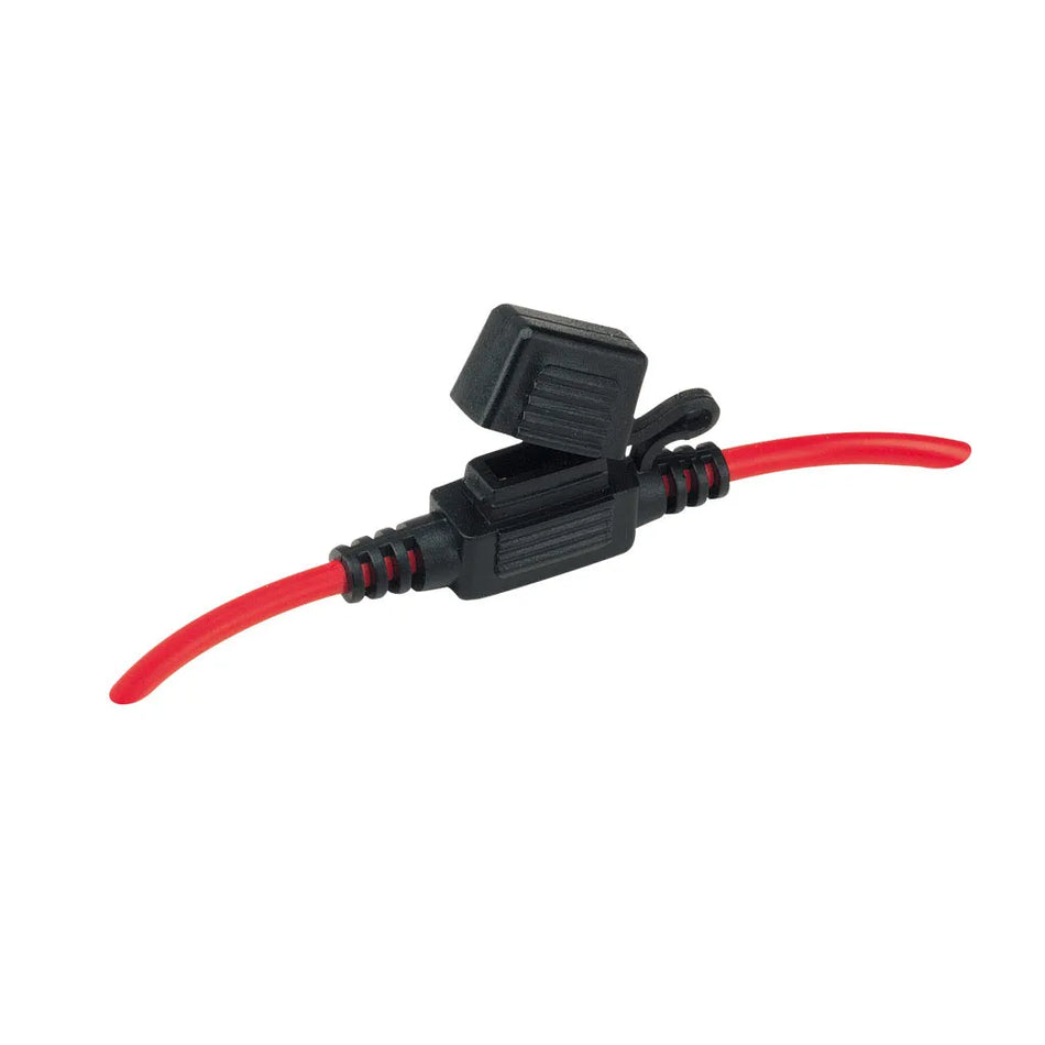 Mini Blade Fuse Holder with Weatherproof Cap