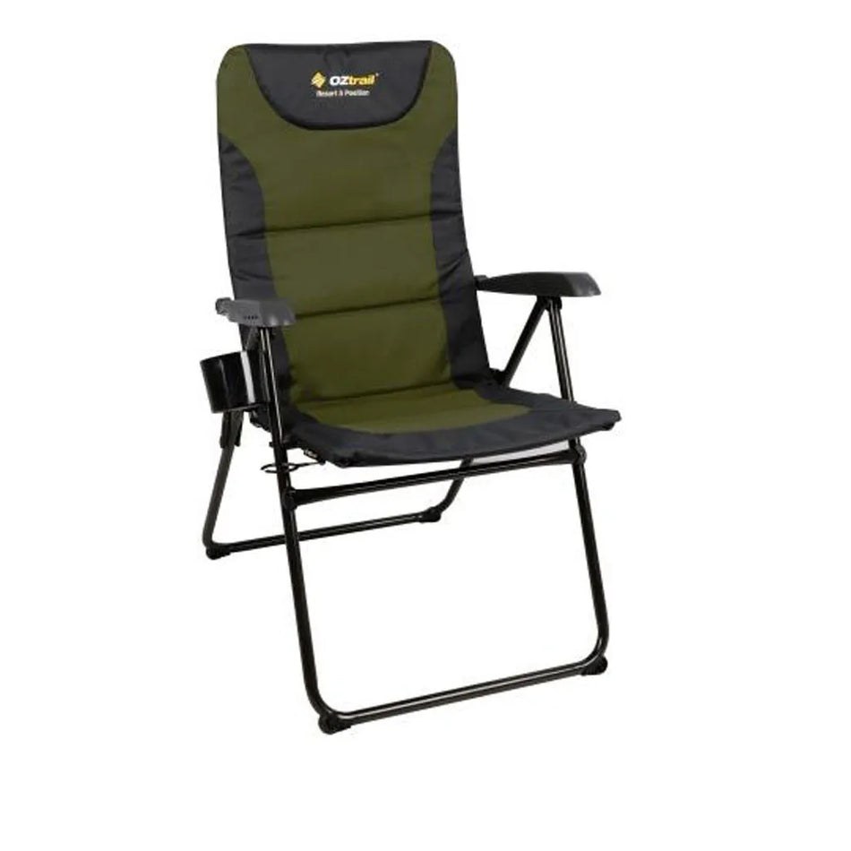 OZtrail Resort 5 Position Chair - Navy