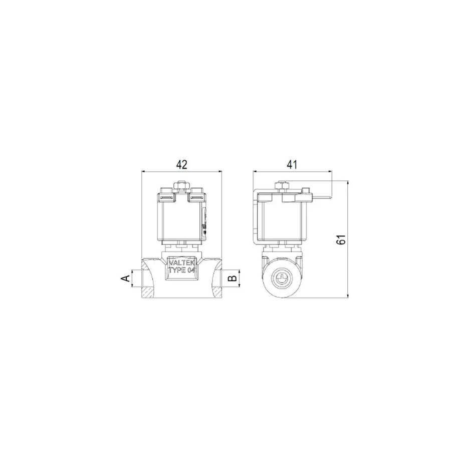 Gas Solenoid Valve - 12V