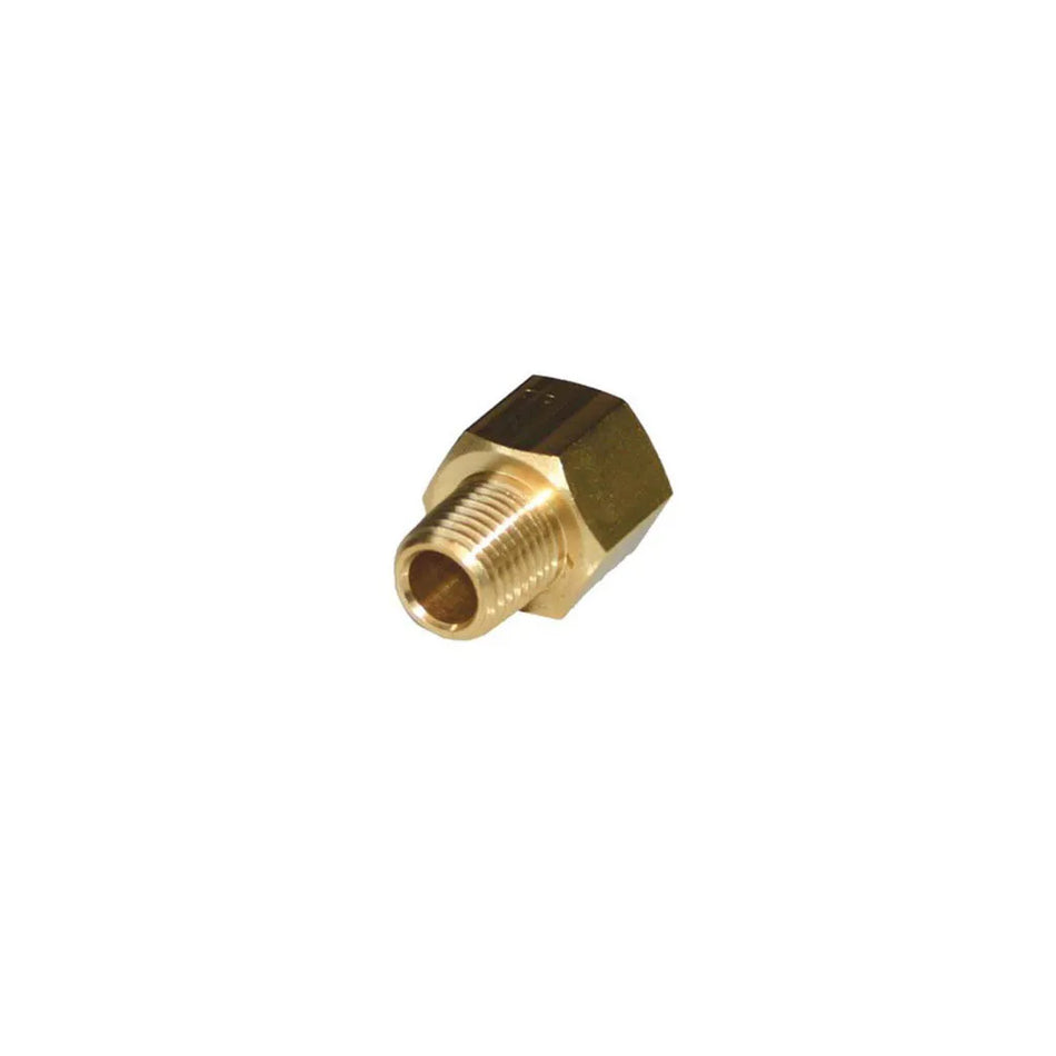 Brass M/F Adaptor - 1/2" BSP Female to 3/8" Male