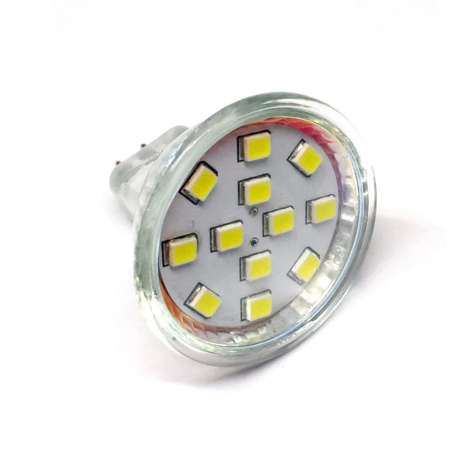 MR11 12 LED Natural White - Glass Covered