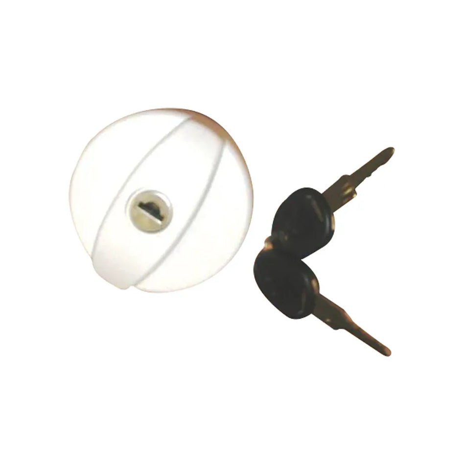 Spare Cap & Key only - White (910628N)
