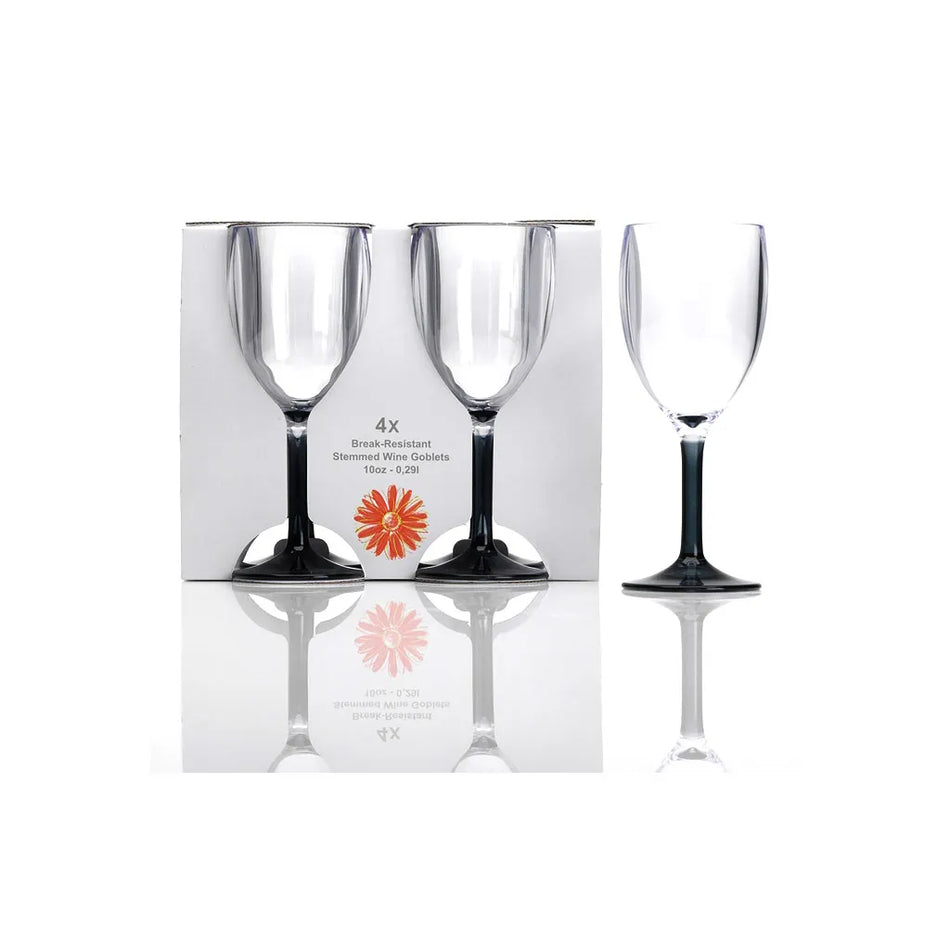 Wine Glass - Smoked Grey