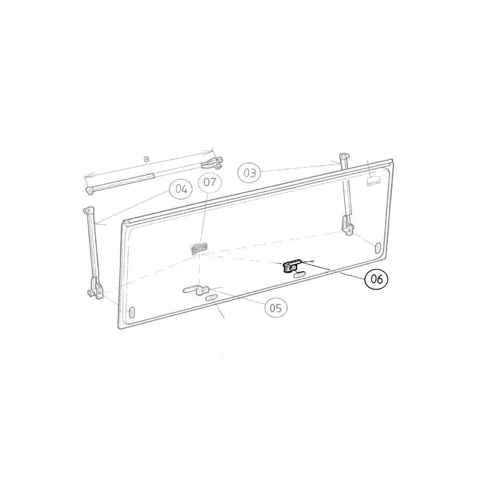Dometic Left Hand Window Latch