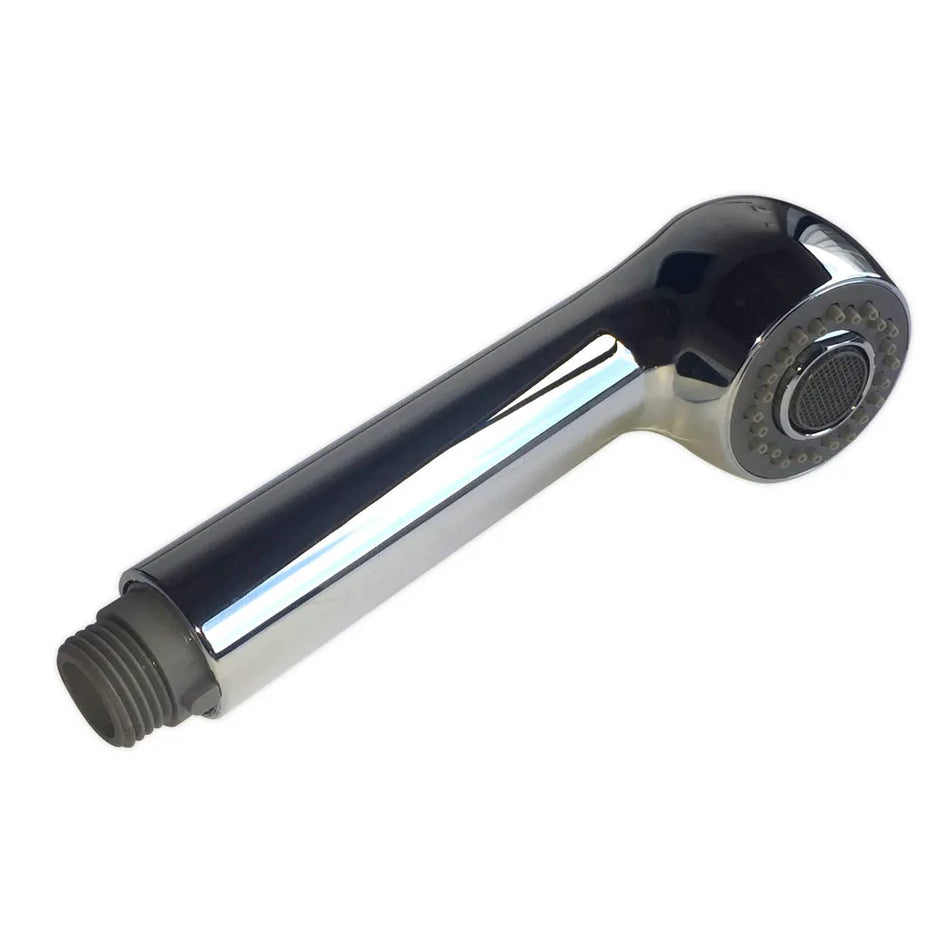 Chrome Replacement Shower Head - Spray or Full Flow