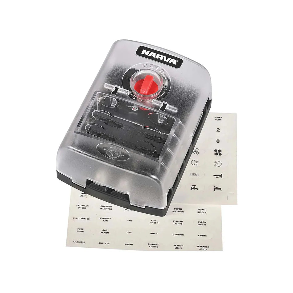 Narva 6 Way Fuse Distribution Box