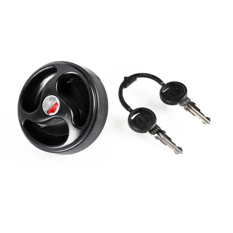 Water Filler Cap & Key Black