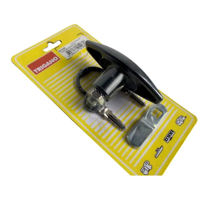 UK Oblong 50mm locker door Lock - Back