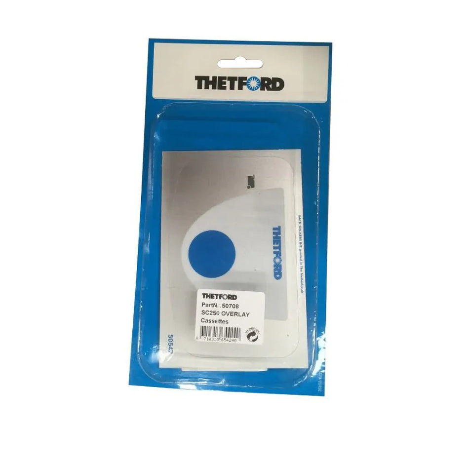 Thetford C250 Switch Overlay Sticker 50708