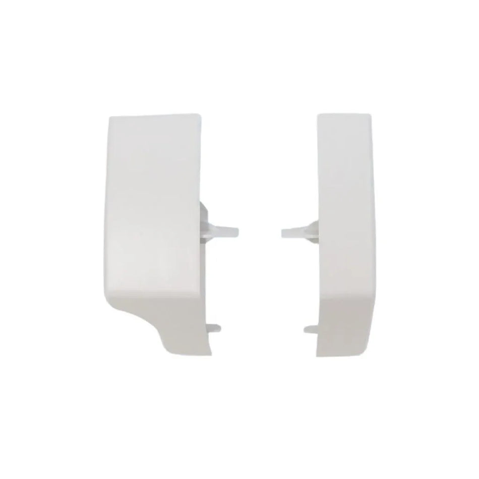 Thule Omnistor 5200 Left Hand & Right Hand Endcap Leadrail White