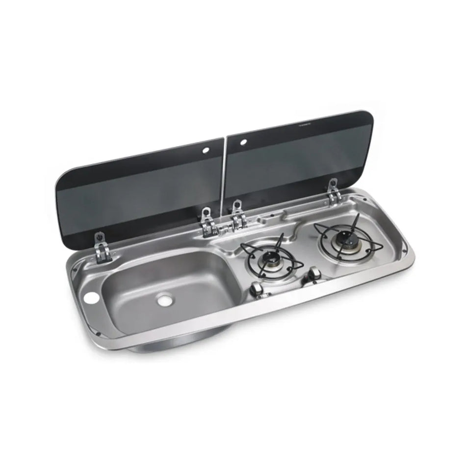 CAN Combination 2 Burner Left Hand Sink & Tap
