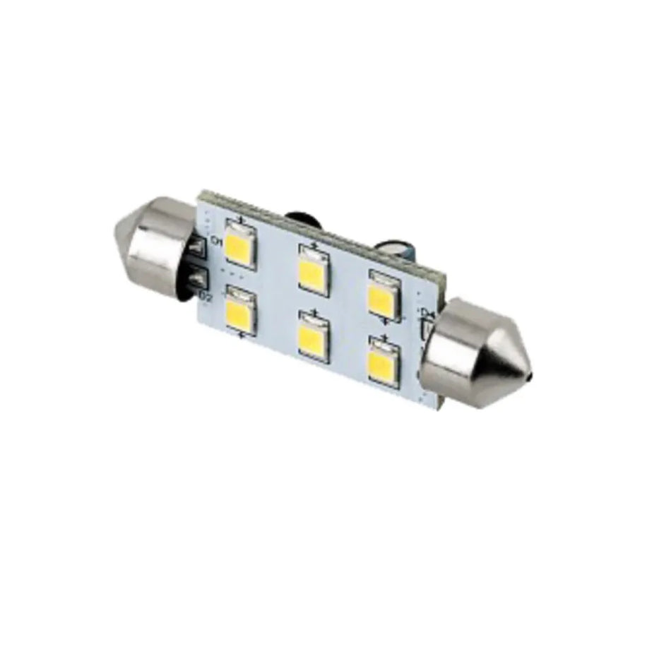 Festoon 6 LED 42mm Warm White 107 lumens