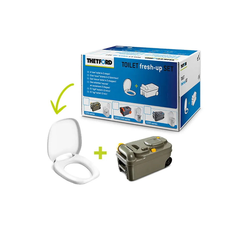 Thetford Fresh Up Kit C200 Cassette & Seat / Lid