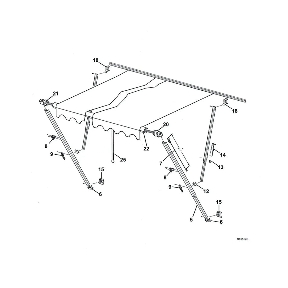 Carefree Hardware Remote Lock - Black