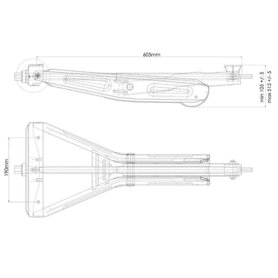 AL-KO Euro Corner Steady Leg 267265