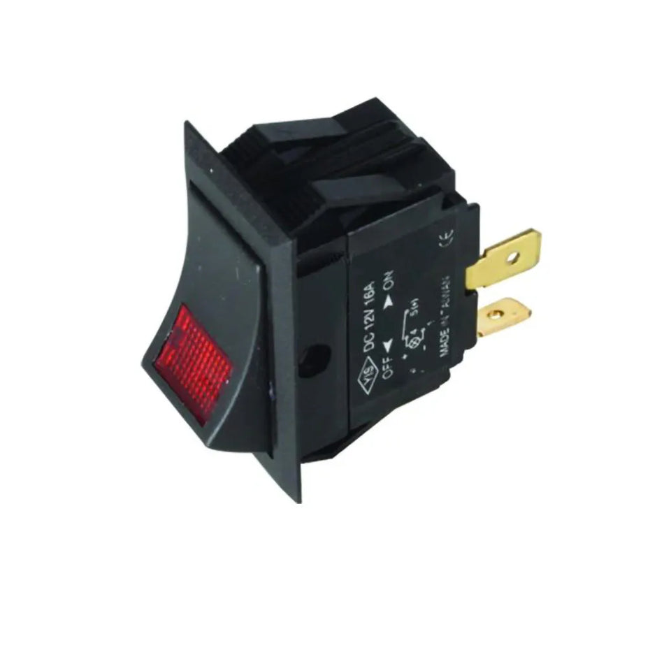 Rocker Switch Heavy Duty Off/On 20 Amp at 12V only