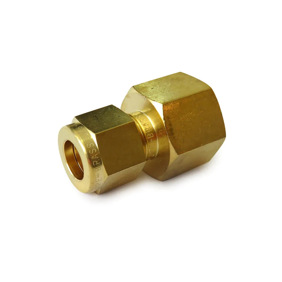 Brass 3/8" x 1/4" Female Connector