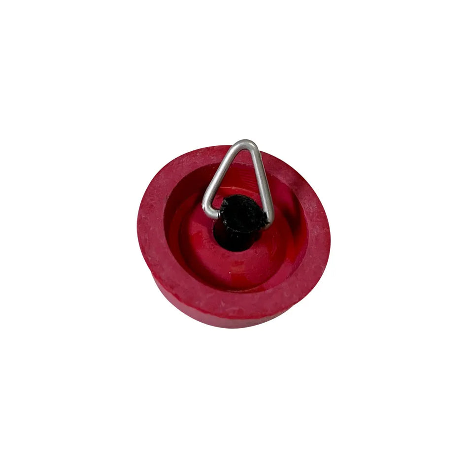 Sink Plug 25mm Red with pull shackle
