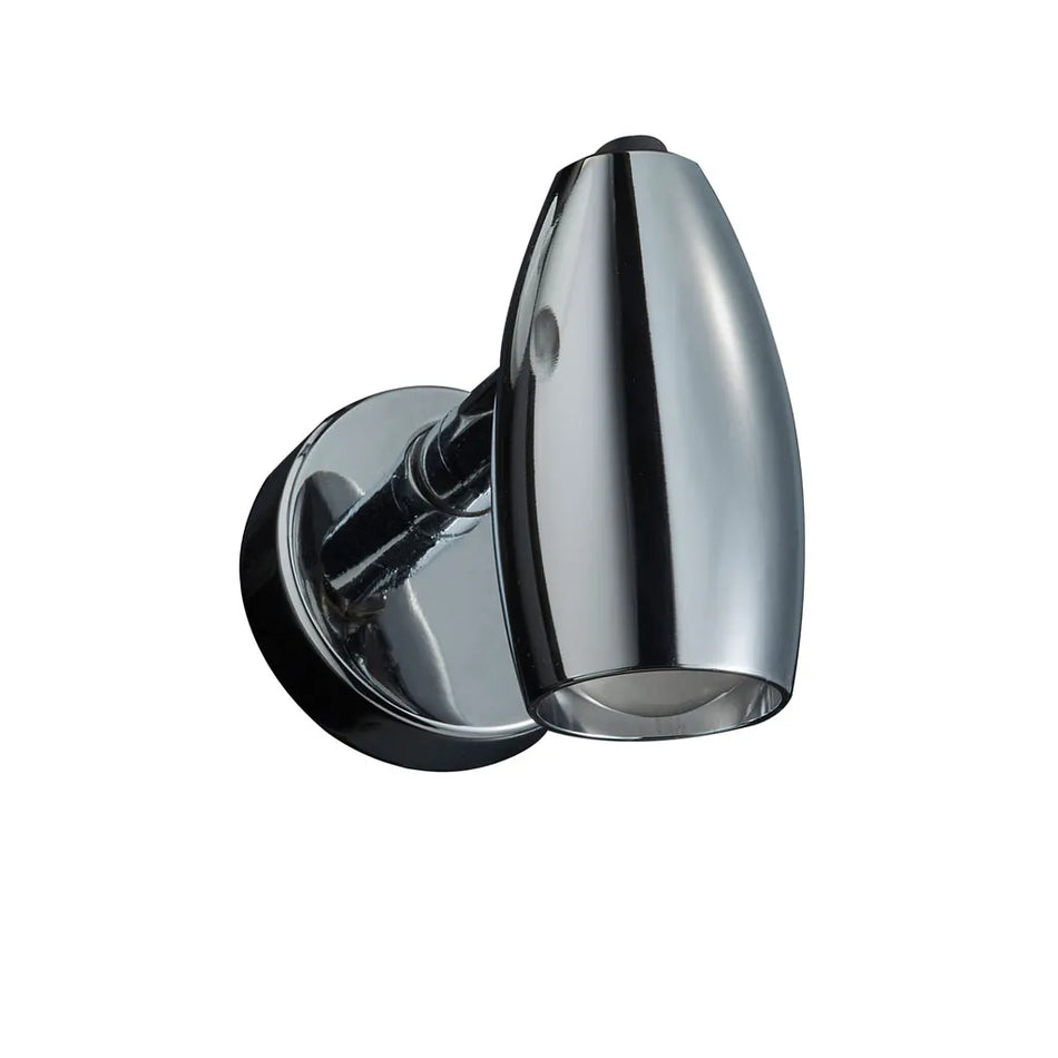 Nouva LED S5 - Luna - Retro LED Reading Light - Chrome