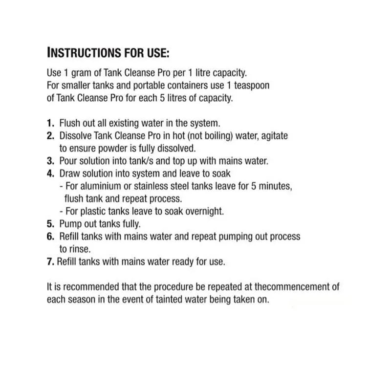 Fresh Water Tank Cleanse PRO 200g