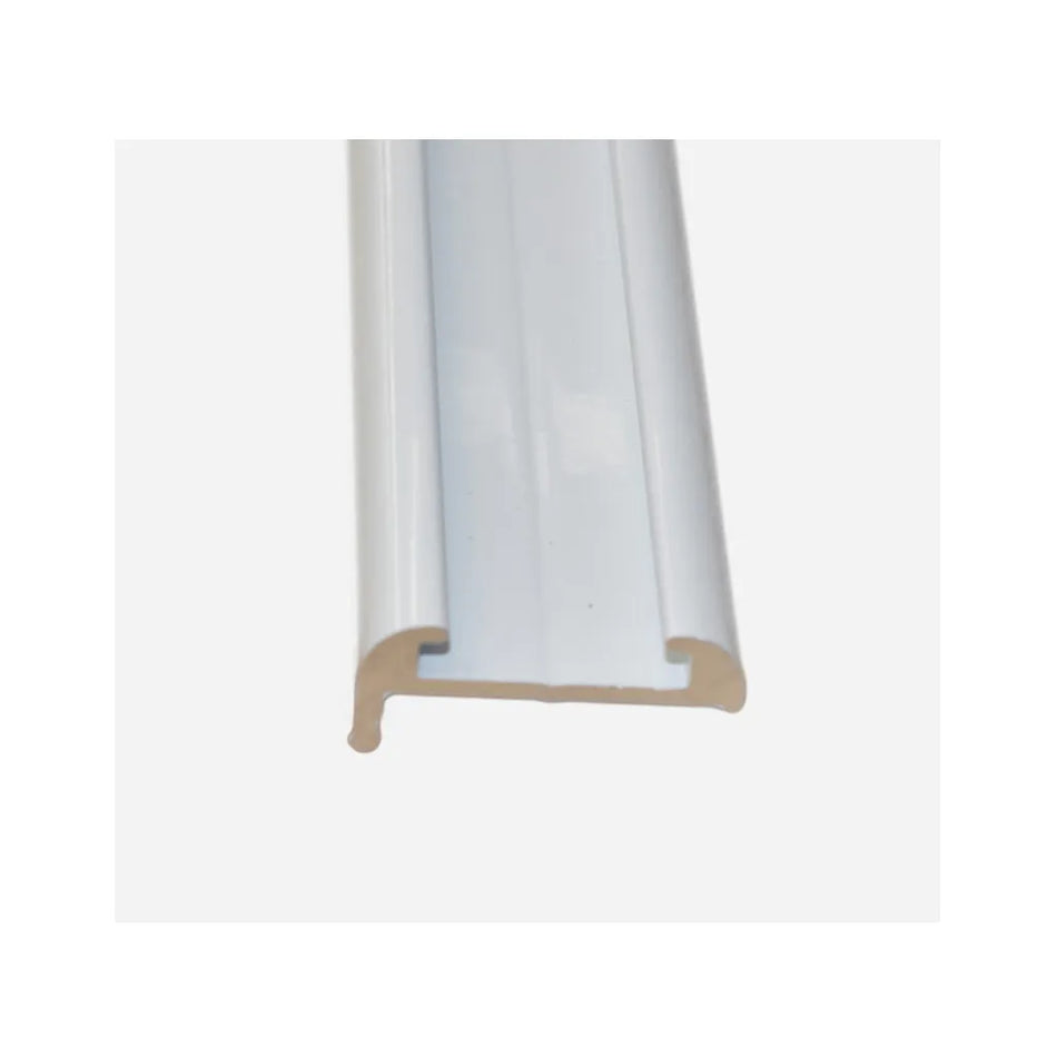 Truline Aluminium White J Mould 22mm x 4.8m