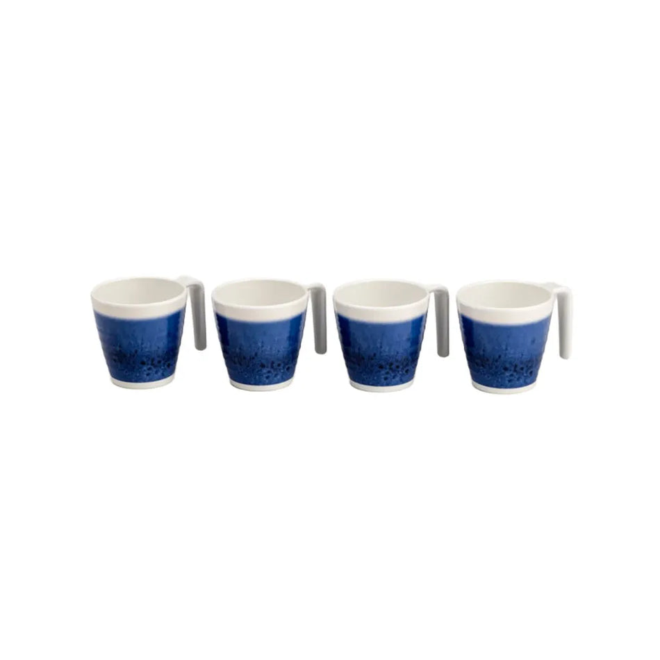 Flamefield Azure 4 Piece Stacking Mug Set