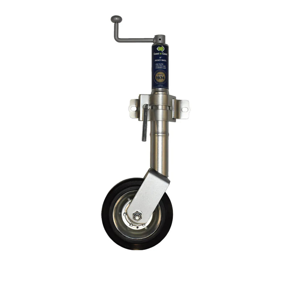 Coast 8" Jockey Wheel (750LBS) + STD Clamp