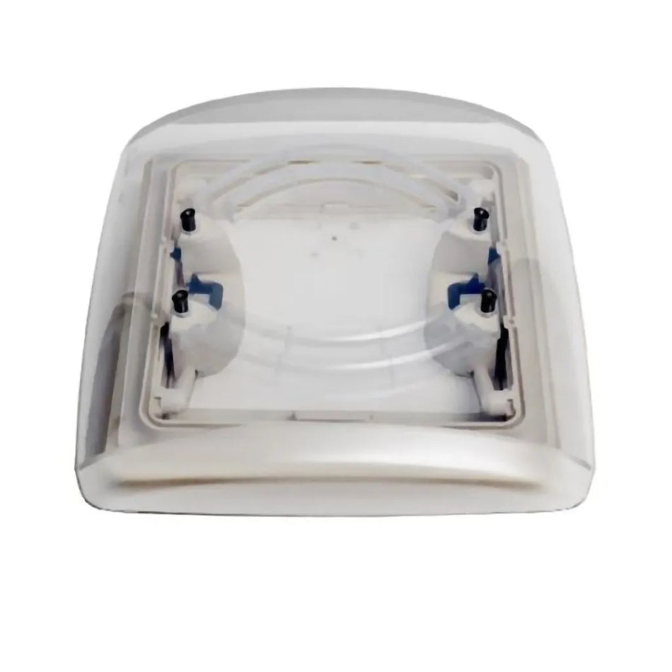 MPK 4 Way Roof Vent - 280 x 280mm Clear Dome/White