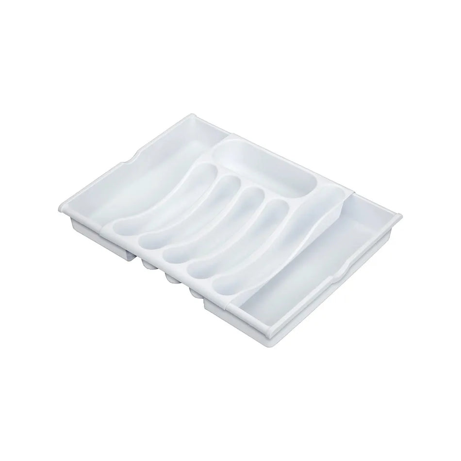 Expanding Cutlery Tray White