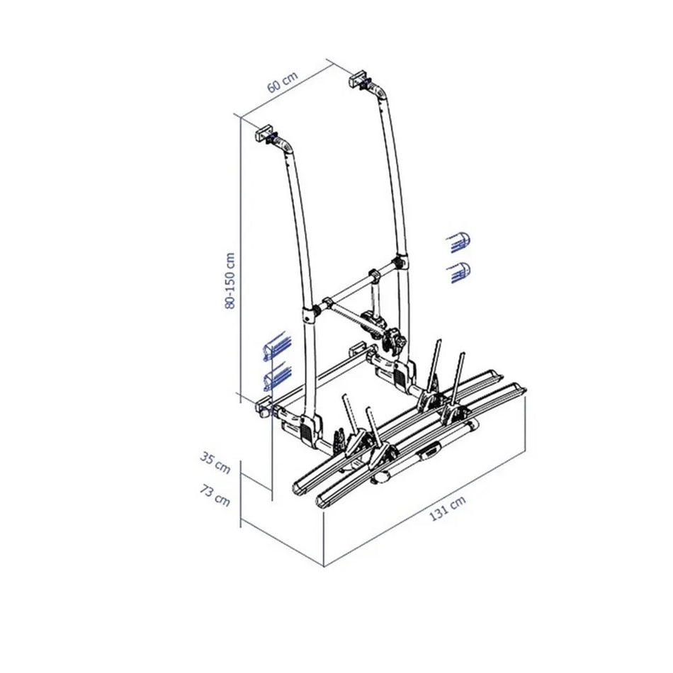 Thule Excellent Bike Rack - Standard Frame - Black