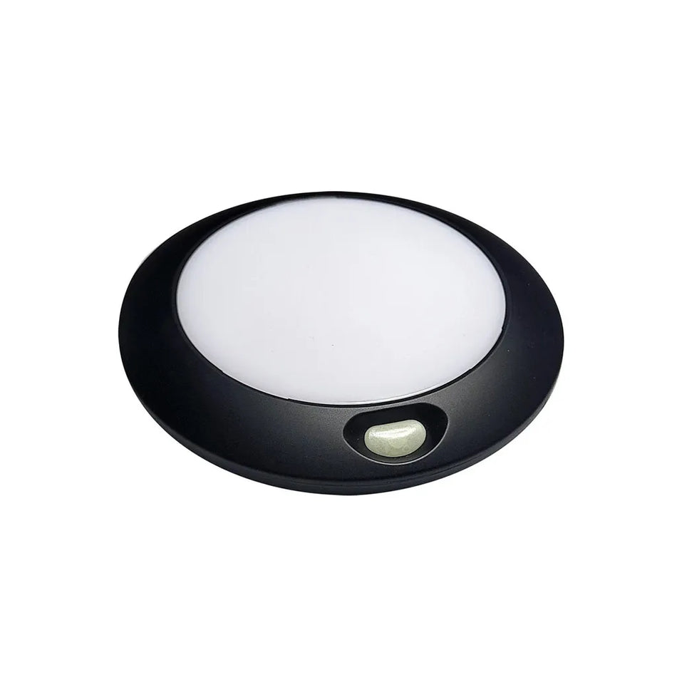 Black Auras 130mm LED Interior / Exterior Light - Warm White