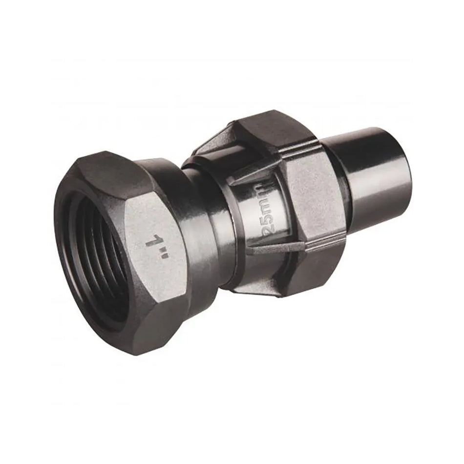 Hansen 25mm Straight Female Connector