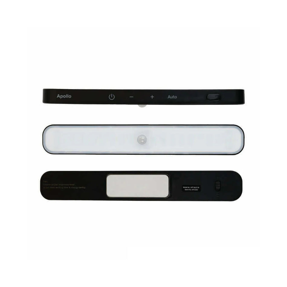 Apollo Rechargeable LED Light Black