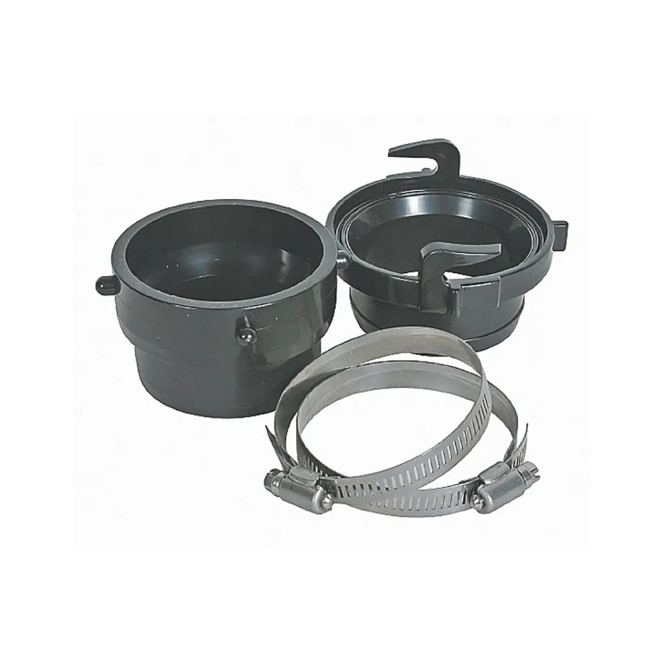 RV Sewer Hose Twist Connect Kit Suits 3" Hose