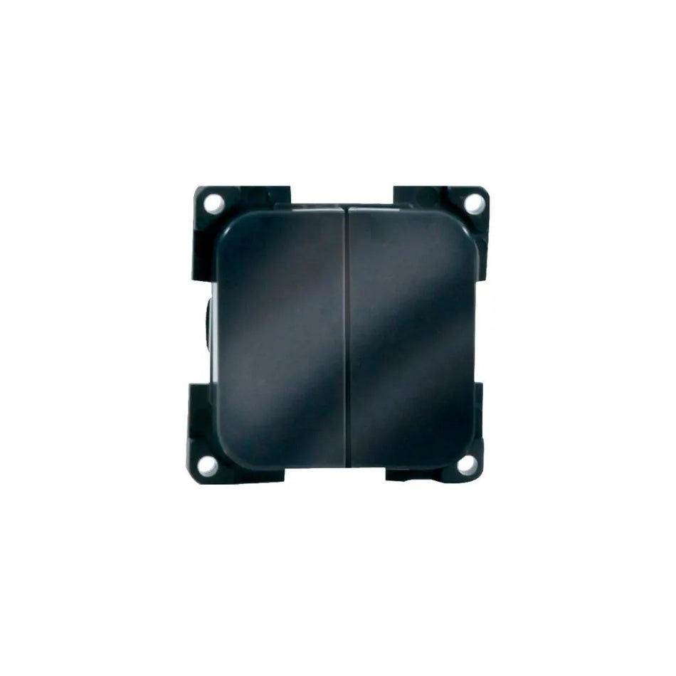 C-Line 12V Double Switch - Black