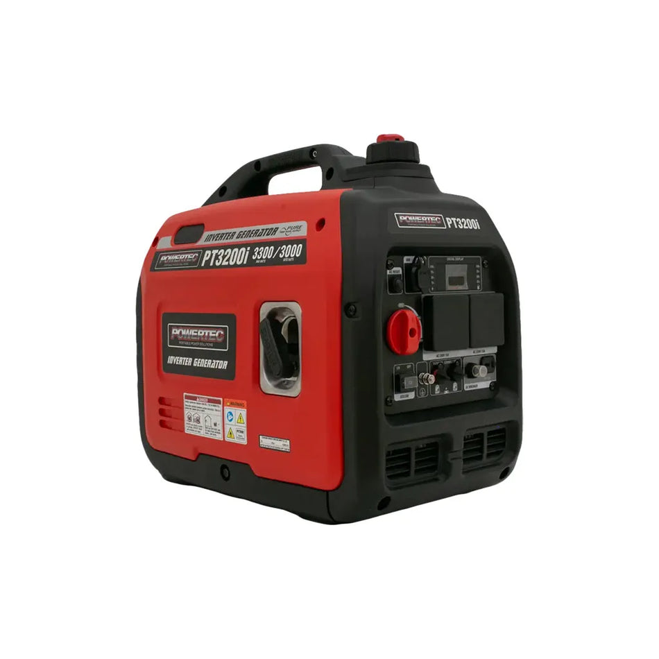 Powertec 3300W Silenced Inverter Generator PT3200i