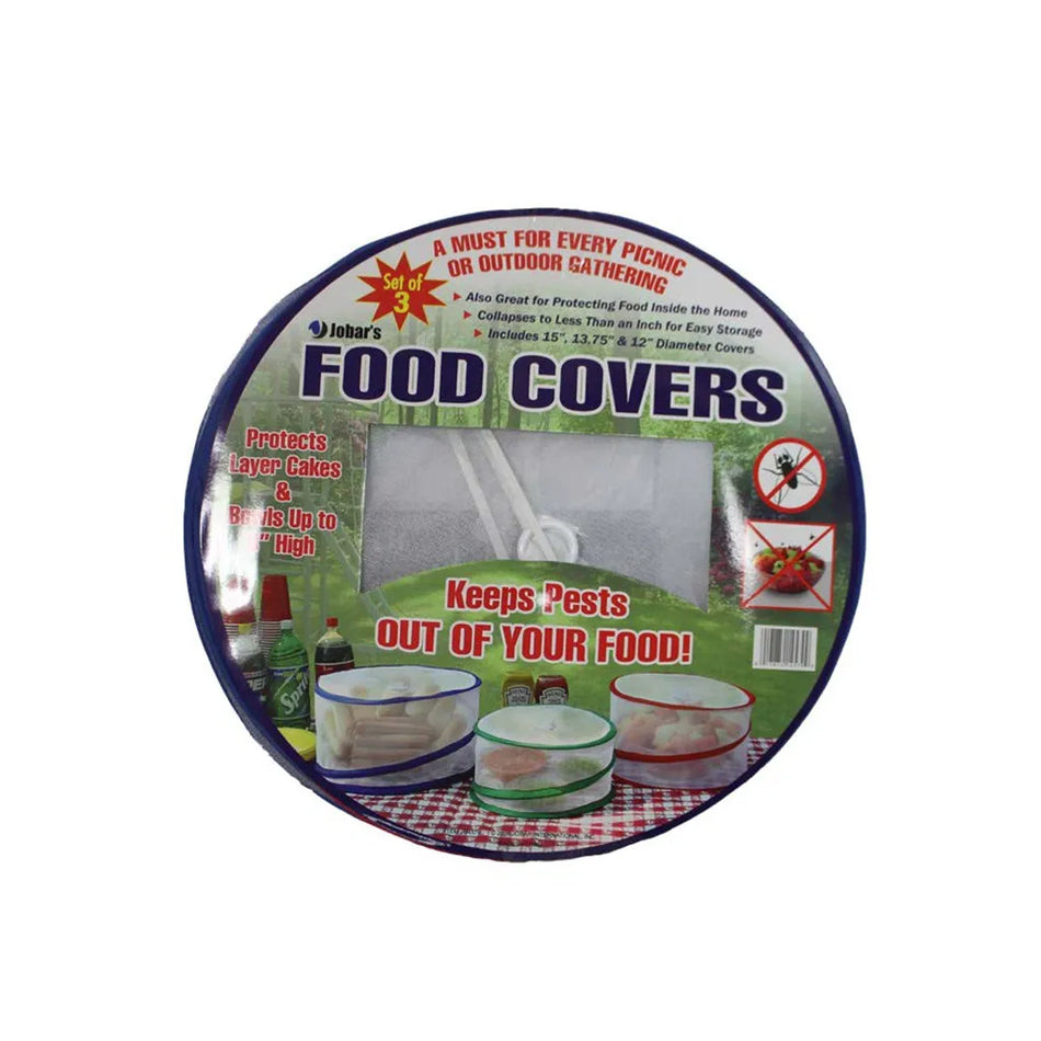 Collapsible Food Covers - Set of 3