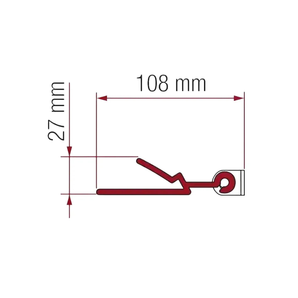 Fiamma Awning Short Roof Install Bracket (C)